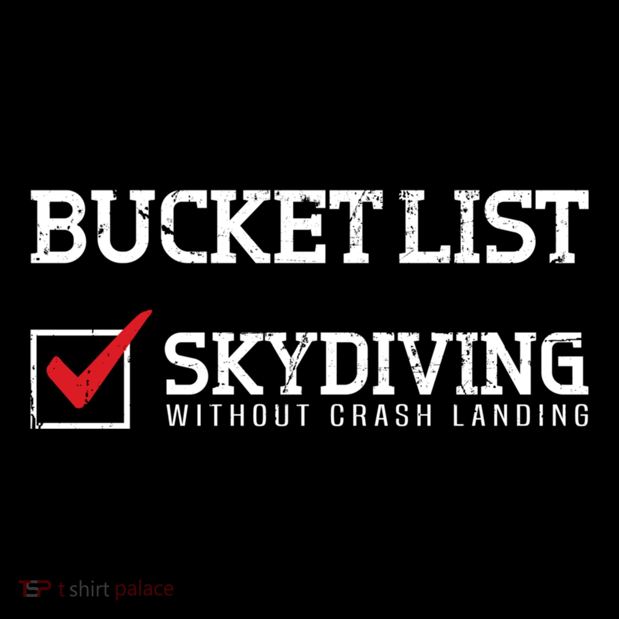 Skydiving Bucket List Funny Skydiver Parachuter Quote Gift Coffee Mug