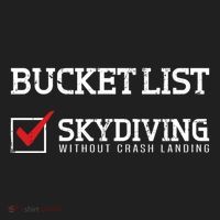 Skydiving Bucket List Funny Skydiver Parachuter Quote Gift Hat thumb 2