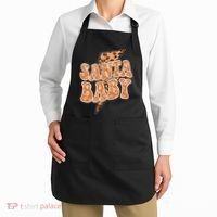Santa Baby Lightning Cheetah Christmas Apron thumb 2