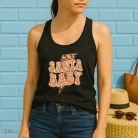 Santa Baby Lightning Cheetah Christmas Women's Tank Top thumb 2