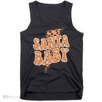 Santa Baby Lightning Cheetah Christmas Tank Top thumb 0