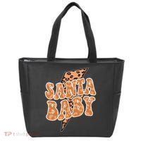 Santa Baby Lightning Cheetah Christmas Tote Bag thumb 0