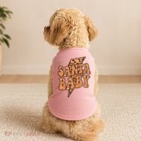 Santa Baby Lightning Cheetah Christmas Doggie Tank thumb 2