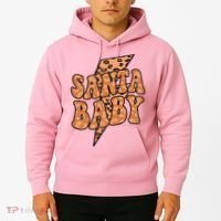 Santa Baby Lightning Cheetah Christmas Hoodie thumb 2