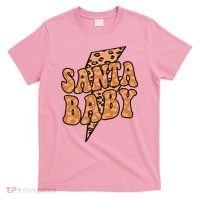 Santa Baby Lightning Cheetah Christmas T-Shirt thumb 0