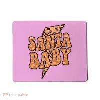 Santa Baby Lightning Cheetah Christmas Mousepad thumb 0