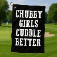 SSBBW BBW Lover Chubby Cuddle Better Golf Towel thumb 1