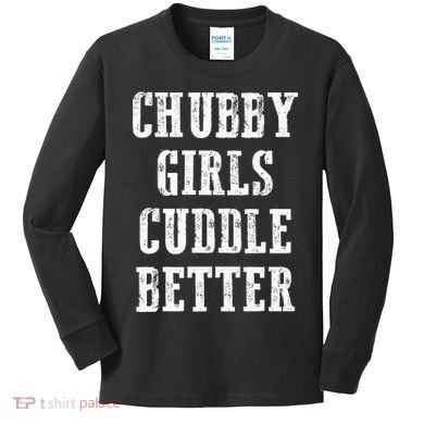 SSBBW BBW Lover Chubby Cuddle Better Kids Long Sleeve Shirt