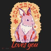 Some Bunny Loves You Cute Women's Sweatshirt thumb 2