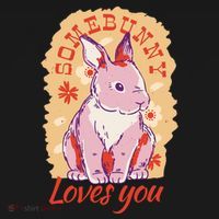 Some Bunny Loves You Cute Toddler Hoodie thumb 2