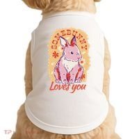Some Bunny Loves You Cute Doggie Tank thumb 0