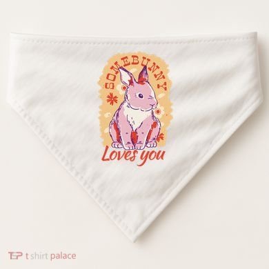 Some Bunny Loves You Cute USA-Made Doggie Bandana