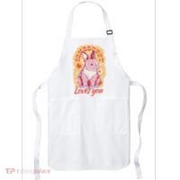 Some Bunny Loves You Cute Apron thumb 0
