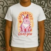 Some Bunny Loves You Cute T-Shirt thumb 3