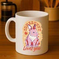 Some Bunny Loves You Cute Coffee Mug thumb 4