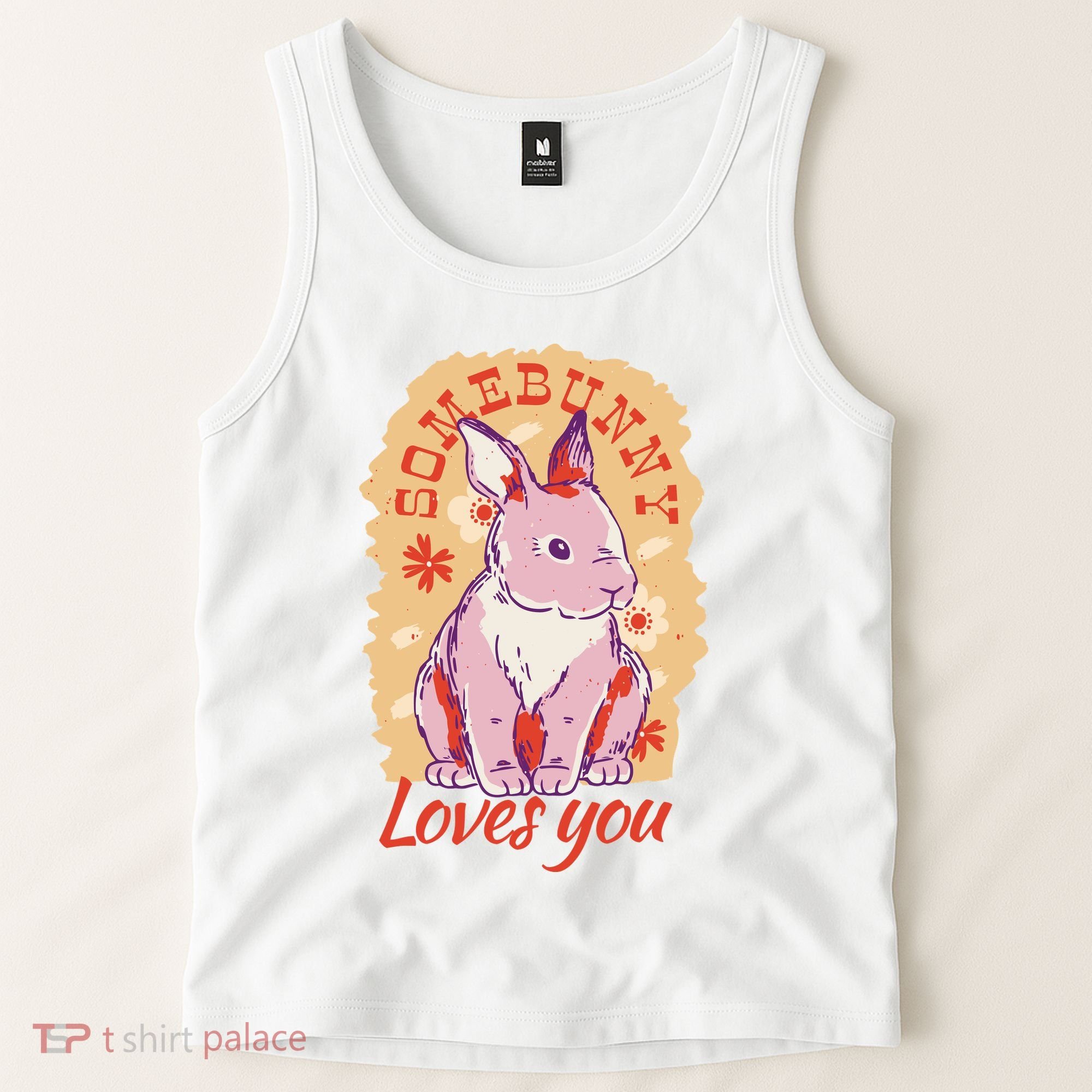Some Bunny Loves You Cute Tank Top