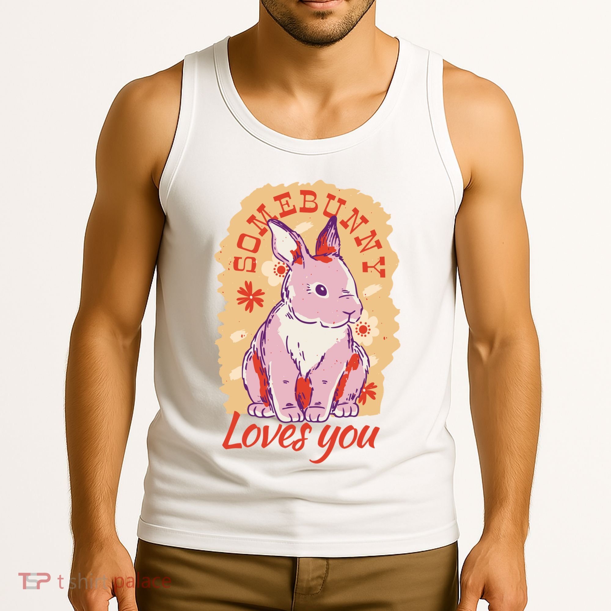 Some Bunny Loves You Cute Tank Top