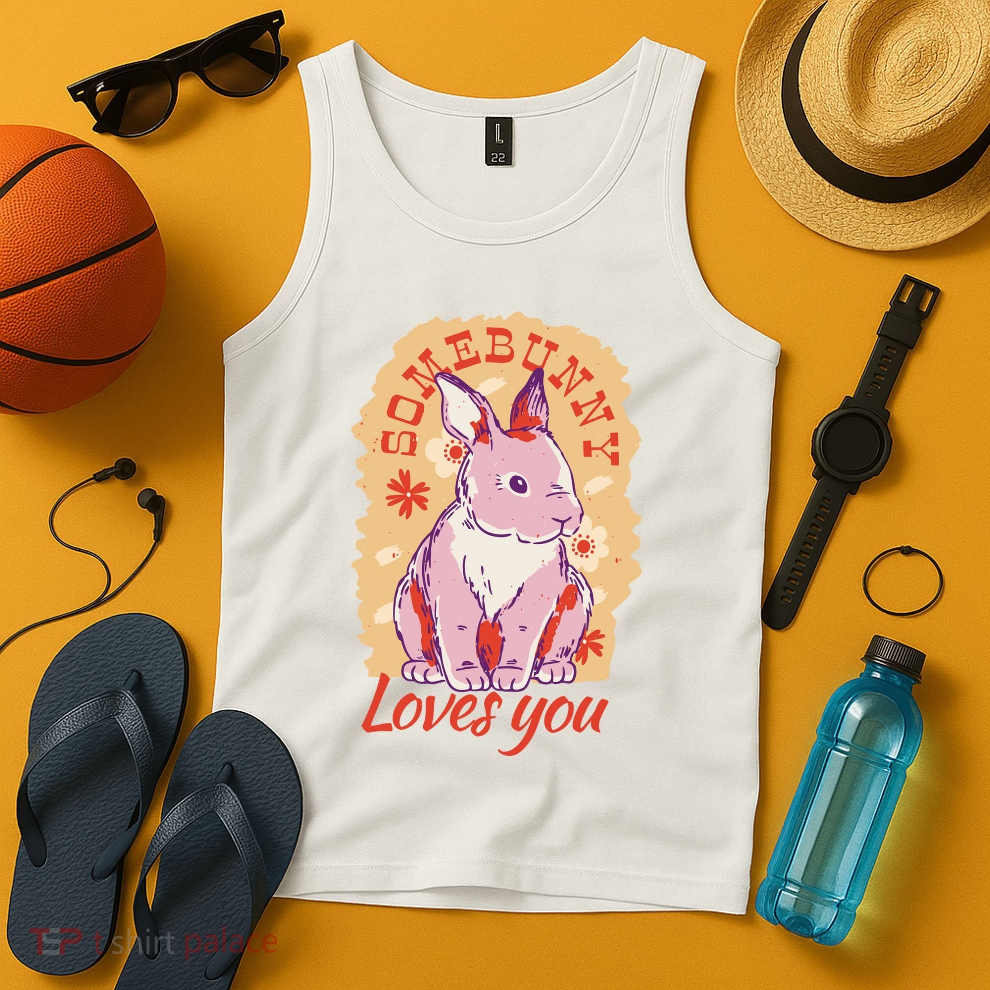 Some Bunny Loves You Cute Tank Top