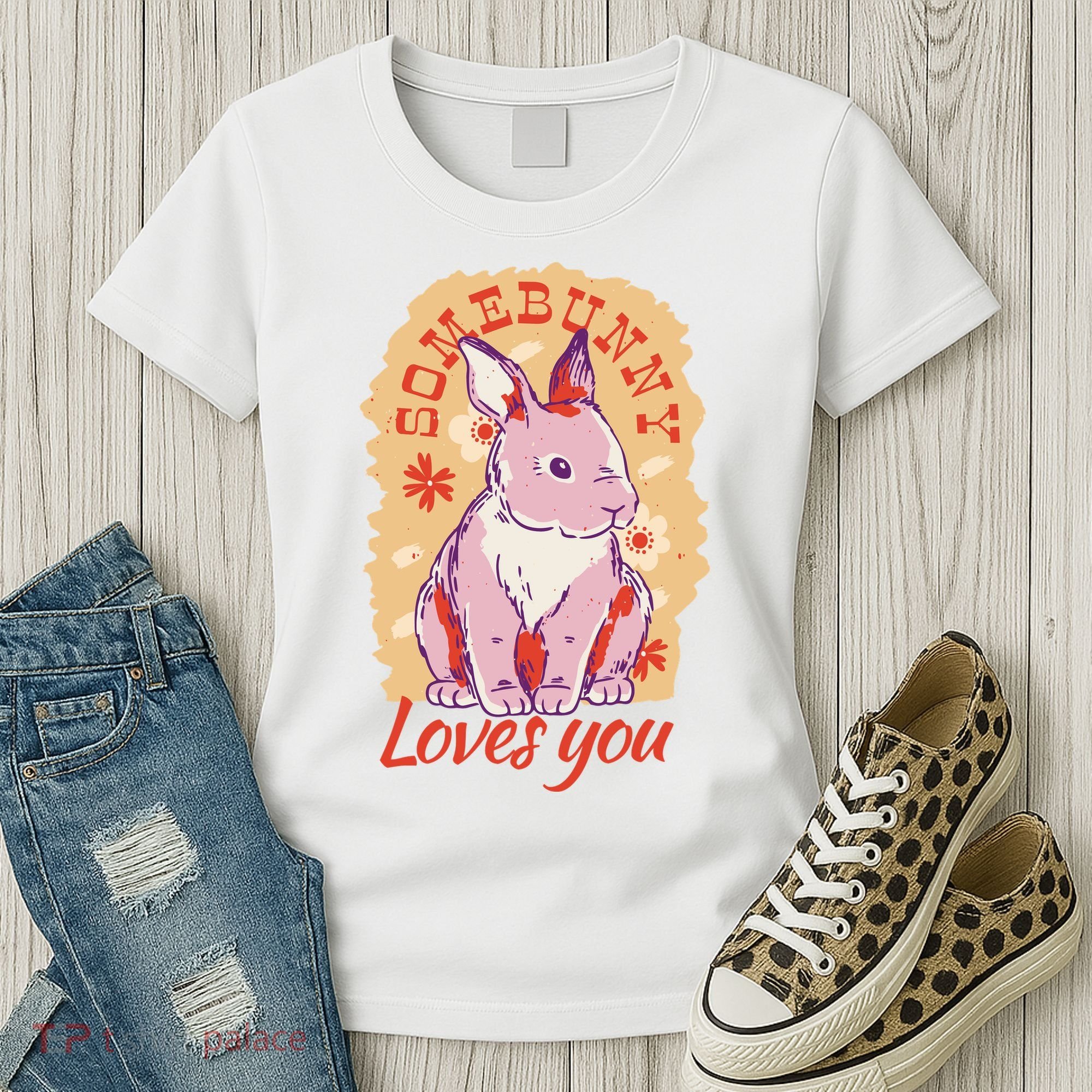 Some Bunny Loves You Cute Women's T-Shirt