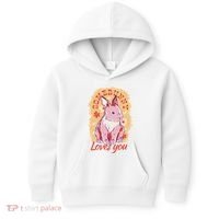 Some Bunny Loves You Cute Kids Hoodie thumb 0