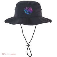 Subtle Bisexual Landscape Bisexuality Bi Ally Lgbt Pride Bucket Hat thumb 0