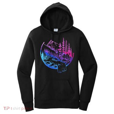 Subtle Bisexual Landscape Bisexuality Bi Ally Lgbt Pride Women's Hoodie