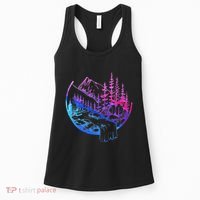 Subtle Bisexual Landscape Bisexuality Bi Ally Lgbt Pride Women's Tank Top thumb 0