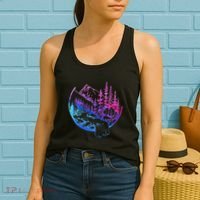 Subtle Bisexual Landscape Bisexuality Bi Ally Lgbt Pride Women's Tank Top thumb 2