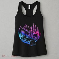Subtle Bisexual Landscape Bisexuality Bi Ally Lgbt Pride Women's Tank Top thumb 3