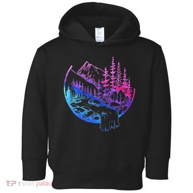 Subtle Bisexual Landscape Bisexuality Bi Ally Lgbt Pride Toddler Hoodie