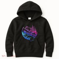 Subtle Bisexual Landscape Bisexuality Bi Ally Lgbt Pride Kids Hoodie thumb 0