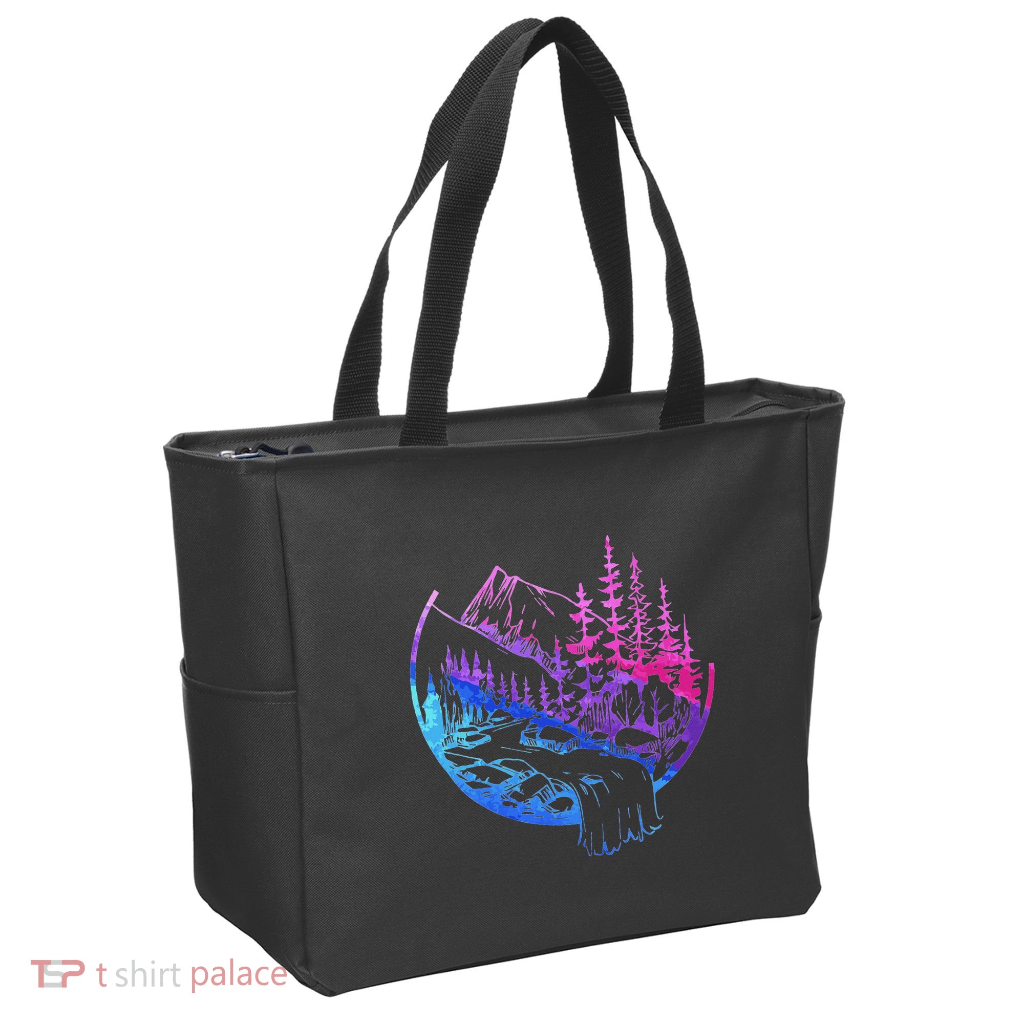 Subtle Bisexual Landscape Bisexuality Bi Ally Lgbt Pride Tote Bag