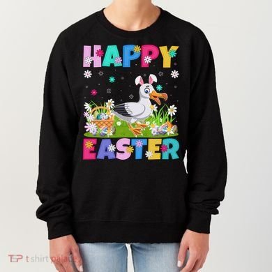 Seagull Bird Lover Happy Easter Bunny Seagull Easter Sunday Gift Women's Sweatshirt