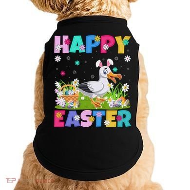 Seagull Bird Lover Happy Easter Bunny Seagull Easter Sunday Gift Doggie Tank