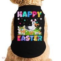 Seagull Bird Lover Happy Easter Bunny Seagull Easter Sunday Gift Doggie Tank thumb 0