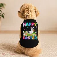 Seagull Bird Lover Happy Easter Bunny Seagull Easter Sunday Gift Doggie Tank thumb 2