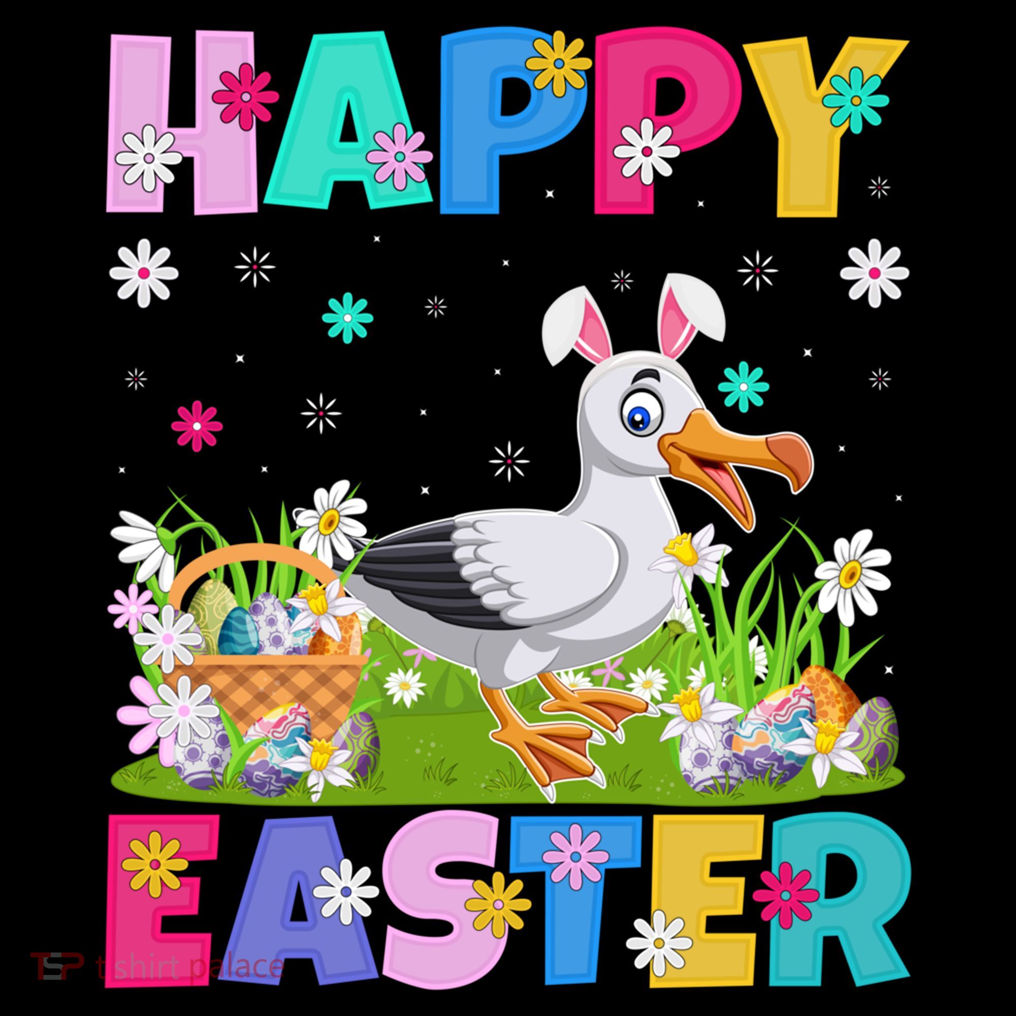 Seagull Bird Lover Happy Easter Bunny Seagull Easter Sunday Gift Coffee Mug