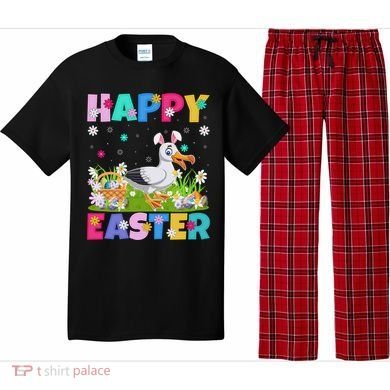Seagull Bird Lover Happy Easter Bunny Seagull Easter Sunday Gift Pajama Set