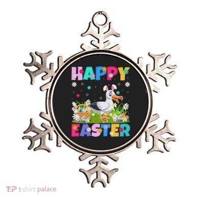 Seagull Bird Lover Happy Easter Bunny Seagull Easter Sunday Gift Ornament