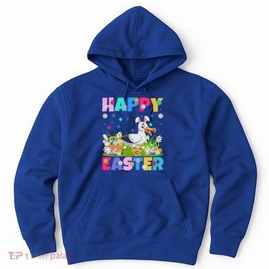 Seagull Bird Lover Happy Easter Bunny Seagull Easter Sunday Gift Hoodie