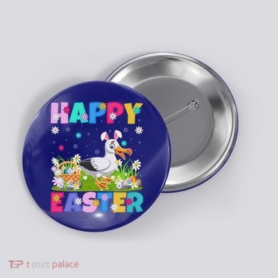 Seagull Bird Lover Happy Easter Bunny Seagull Easter Sunday Gift Button
