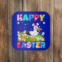 Seagull Bird Lover Happy Easter Bunny Seagull Easter Sunday Gift Coaster thumb 0