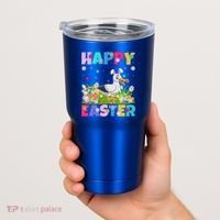 Seagull Bird Lover Happy Easter Bunny Seagull Easter Sunday Gift Tumbler thumb 2