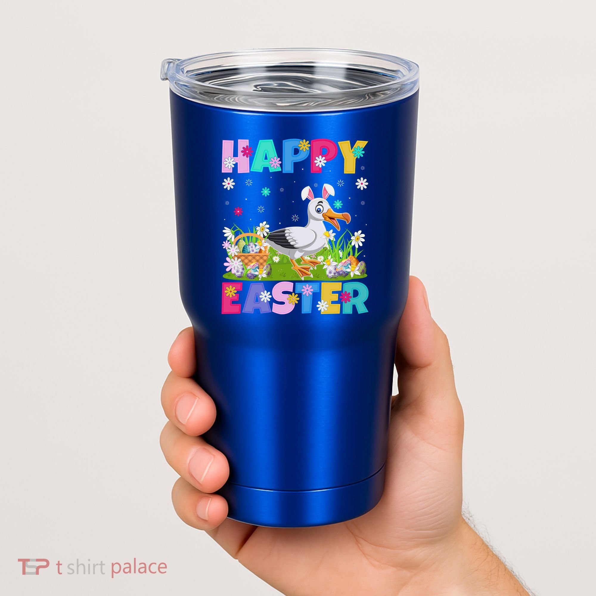 Seagull Bird Lover Happy Easter Bunny Seagull Easter Sunday Gift Tumbler
