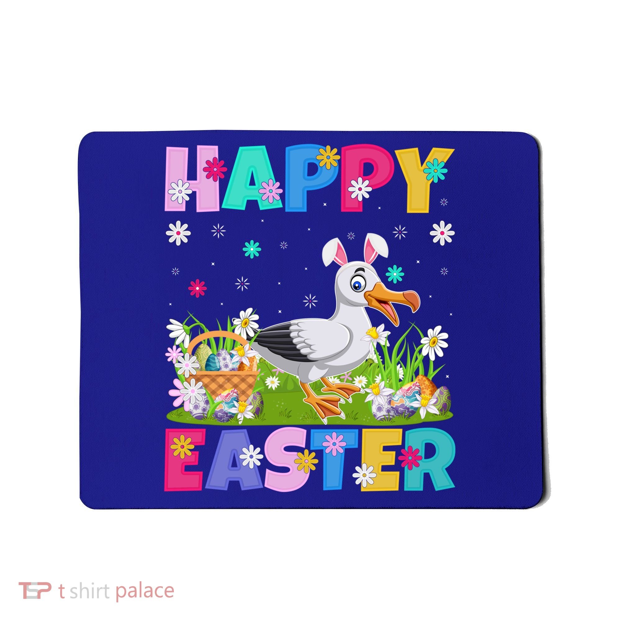 Seagull Bird Lover Happy Easter Bunny Seagull Easter Sunday Gift Mousepad