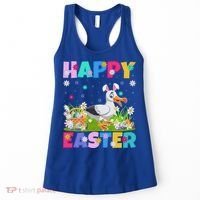 Seagull Bird Lover Happy Easter Bunny Seagull Easter Sunday Gift Women's Tank Top thumb 0