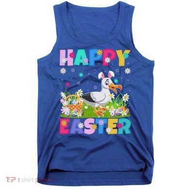 Seagull Bird Lover Happy Easter Bunny Seagull Easter Sunday Gift Tank Top