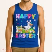 Seagull Bird Lover Happy Easter Bunny Seagull Easter Sunday Gift Tank Top thumb 3