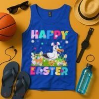 Seagull Bird Lover Happy Easter Bunny Seagull Easter Sunday Gift Tank Top thumb 4
