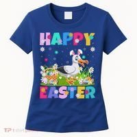 Seagull Bird Lover Happy Easter Bunny Seagull Easter Sunday Gift Women's T-Shirt thumb 0